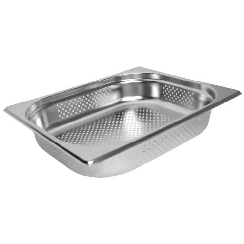 Vogue Perforated St/St - GN 1/2 100mm