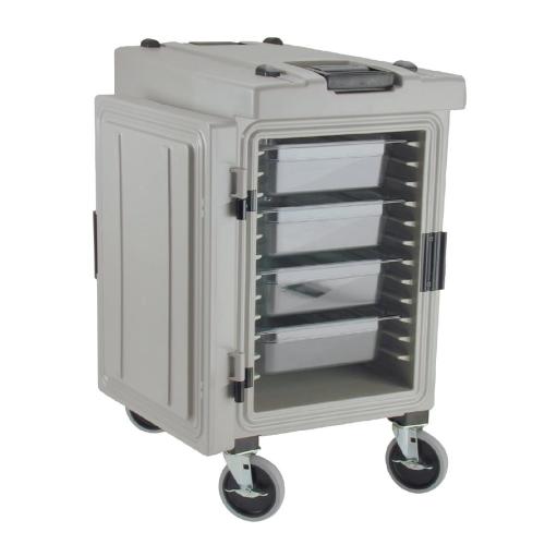 Rubbermaid Catermax 100 Insulated Food Carrier with Wheels Platinum
