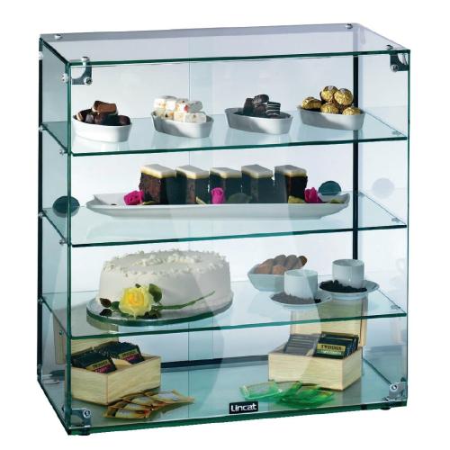 Lincat Seal Glass Cabinet (4 Tier No Doors) - 645x600Wx350D (Direct)