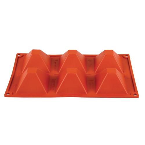 Pavoni Formaflex Silicone 6 Pyramid Moulds