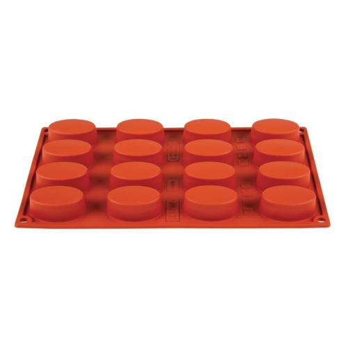 Pavoni Formaflex Silicone 16 Oval Moulds