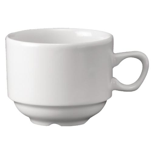 White Nova Tea Cup - 7 1/2oz (Box 24)