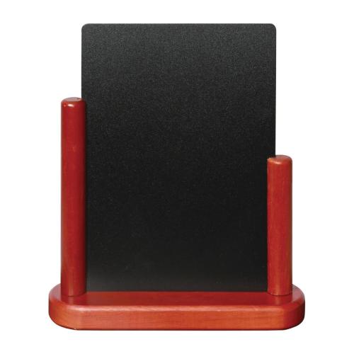 Securit Elegant Tableboard Mahogany - 150x210mm 4.1x7.8"