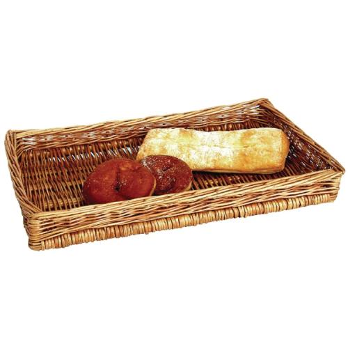 Olympia Wicker Counter Display Basket - 75x500x250mm 3x 19 1/2x 10"