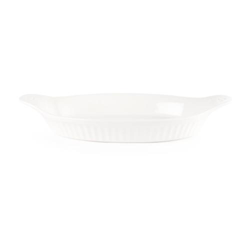 Cookware Large Oval Eared Dish - 13.75x7.5" 41.5oz (Box 6) (Direct)