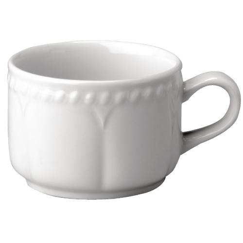 Buckingham White Stacking Teacup - 7.5oz (Box 24)