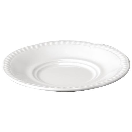 Buckingham White Large Saucer - 6" (Box 24)