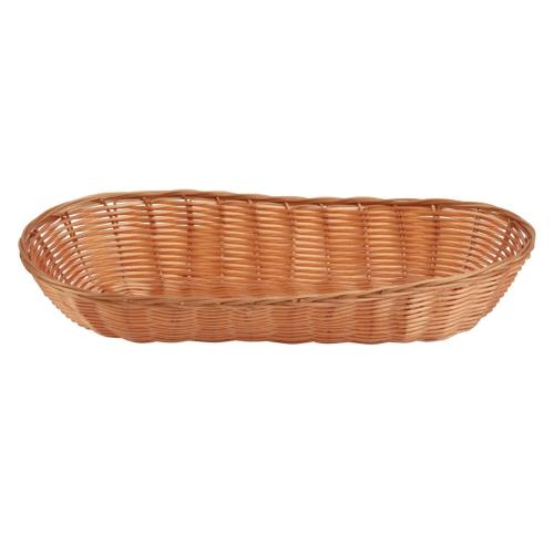 Olympia Poly Wicker Baguette Basket - 375x150x70mm (Pack 6)