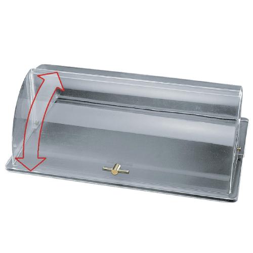 Clear Plastic Roll Top GN 1/1 Cover with Gold Handle for Top Fresh Display (B2B)