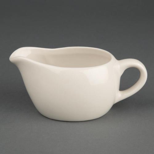 Olympia Ivory Sauce Boat - 160ml 5 2/5fl oz (Box 6)