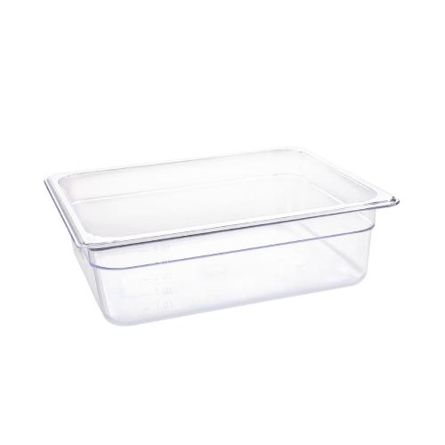 Vogue Clear Polycarbonate - GN 1/2 100mm