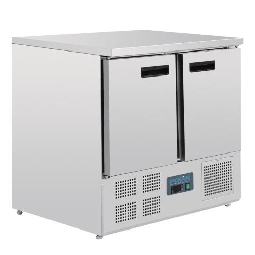 Polar G-Series Double Door Counter Fridge - 240Ltr