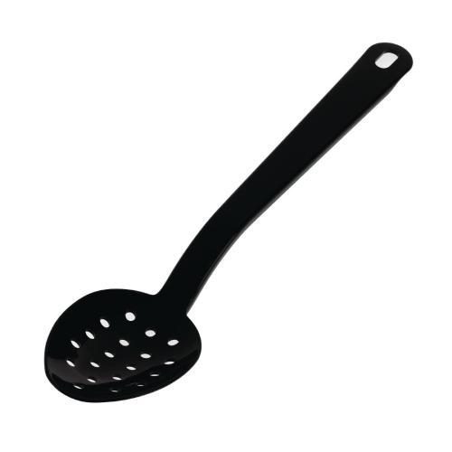 MatferBourgeat Perforated Serving Spoon Black 220degC Resistant - 340mm (B2B)