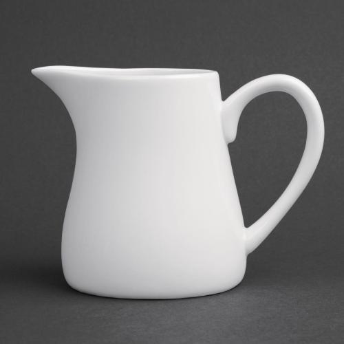 Olympia Whiteware Jug - 212ml 7 1/10fl oz (Box 6)