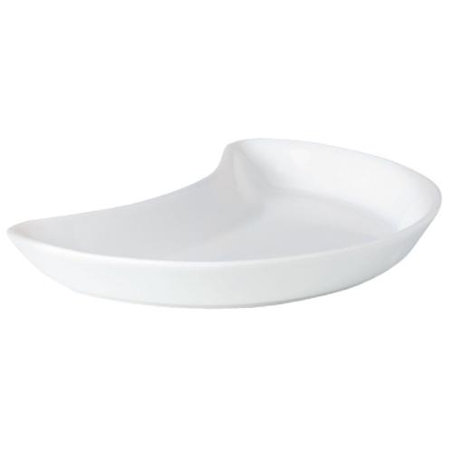 Simplicity White Crescent Salad - 202.5mm 8" (Box 12) (B2B)