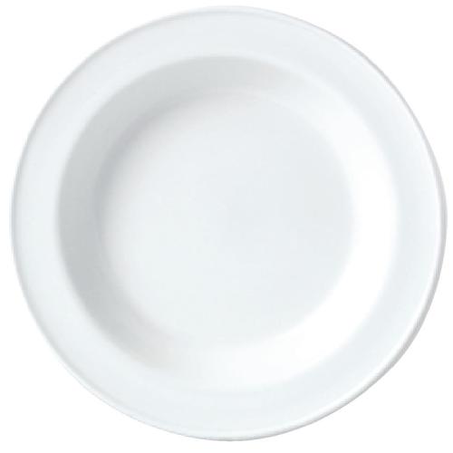 Simplicity White Soup Plate - 215mm 8 1/2" (Box 24) (B2B)