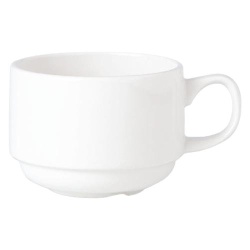 Simplicity Stacking Slimline Cup White - 17cl 6oz (Box 36) (Direct)