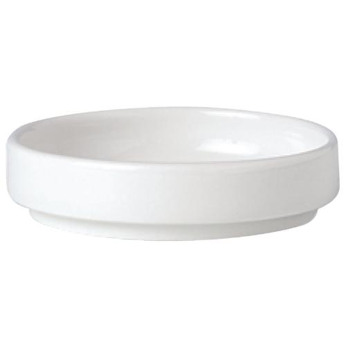 Simplicity White Stacking Tray - 102.5mm 4" (Box 12) (B2B)