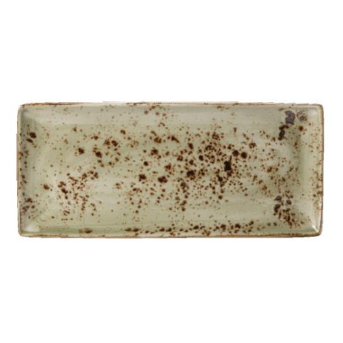 Steelite Craft Green Rectangle Four - 370x165mm (Box 6) (B2B)