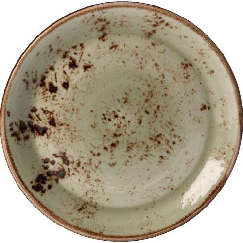 Steelite Craft Green Plate Coupe - 25.25cm 10" (Box 24) (B2B)