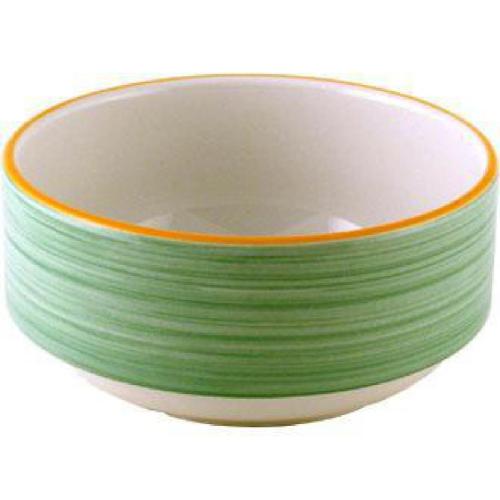 Rio Green Stacking Soup Cup Unhandled 28.5cl 10oz (Box 36) (B2B)