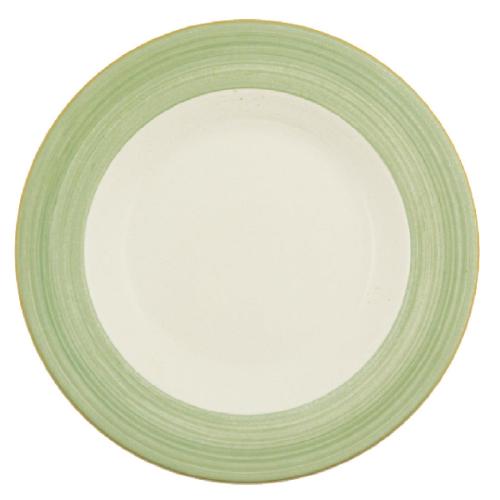 Rio Green Slimline Plate 27.0cm 10 5/8" (Box 24) (B2B)