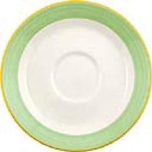 Rio Green Slimline Saucer 15.25cm 6" (Box 36) (B2B)