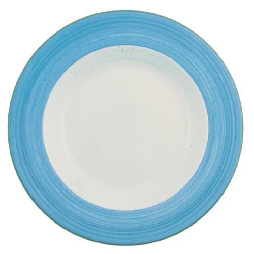 Rio Blue Slimline Plate 23.0cm 9" (Box 24) (Direct)