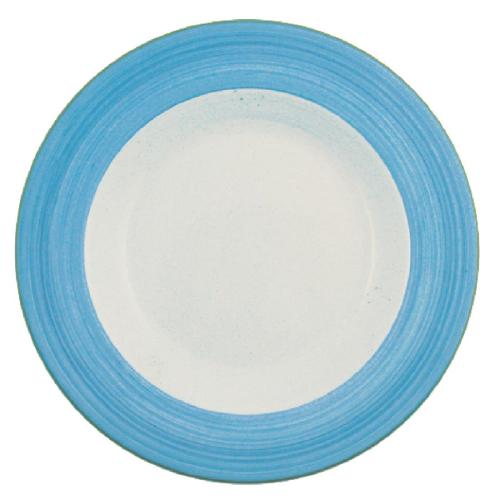 Rio Blue Slimline Plate 23.0cm 9" (Box 24) (B2B)