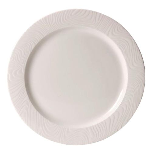 Steelite Optik Flat Rim Plate - 320mm 12 1/2" (Box 6) (B2B)