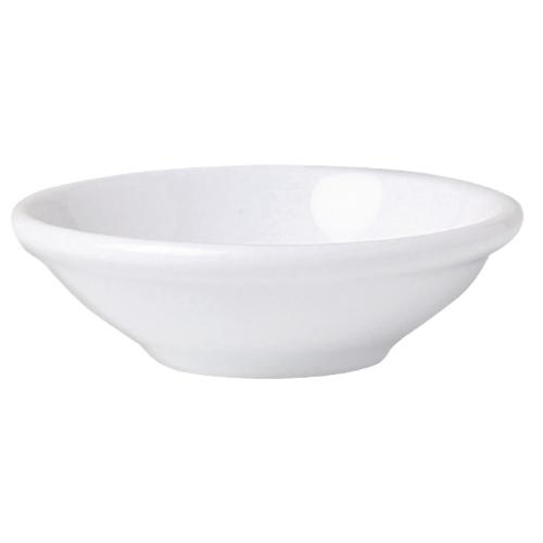 Mandarin White Dish L/S - 105nm 4" 8.5cl 3oz (Box 12) (Direct)