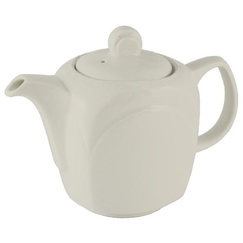 Bianco White Teapot - 60cl 21oz Lid B (Box 6) (Direct)