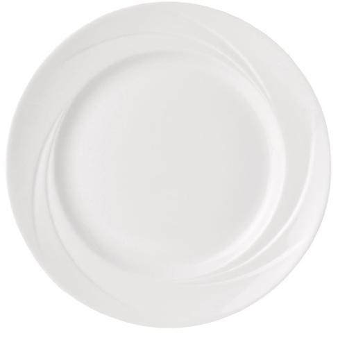Alvo White Plate 16.5cm 6 1/2" (Box 36) (Direct)