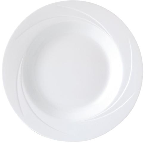 Alvo White Soup Pasta 24.2cm 9 1/2 (Box 24) (B2B)
