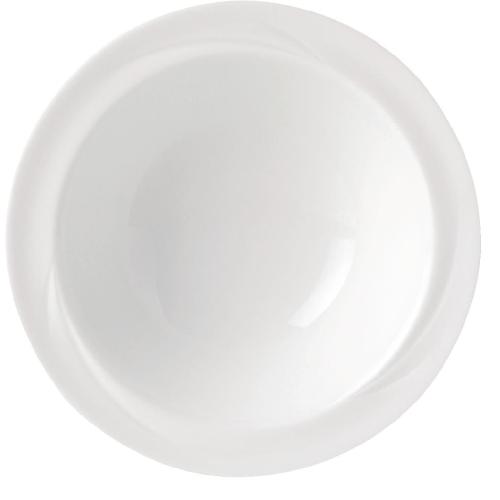 Alvo White Fruit Rim - 16.5cm 6 1/2" (Box 36) (B2B)