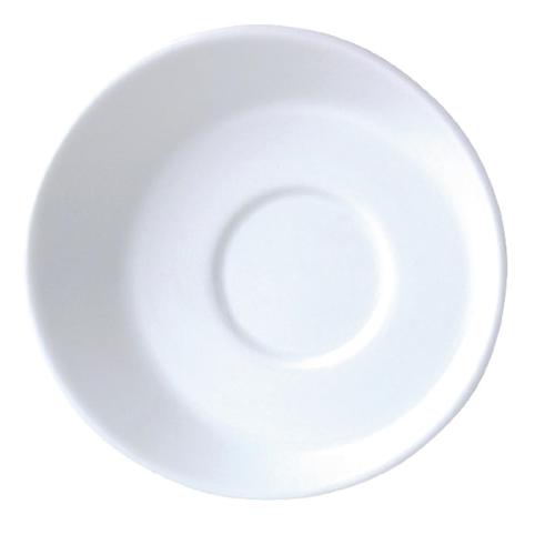 Sheer White Saucer Large - 152.5mm 6" (Box 24) (Direct)
