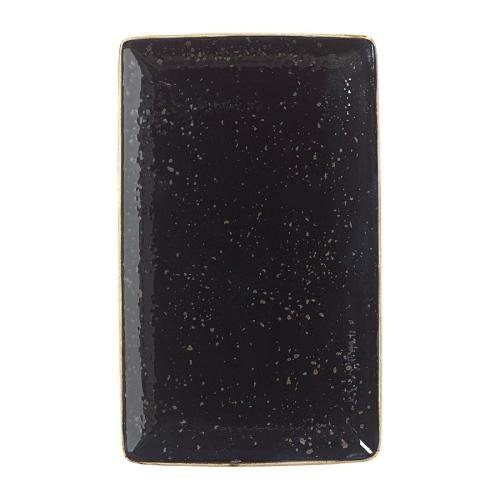Steelite Craft Liquorice Rectangle One 27cm x 16.75cm (Box 6) (B2B)