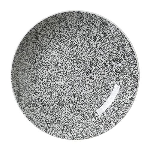 Steelite Ink Crackle Black Coupe Bowl 25.25cm (10") (Box 12) (Direct)