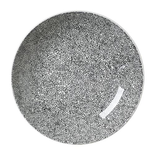Steelite Ink Crackle Black Coupe Bowl 25.25cm (10") (Box 12) (B2B)