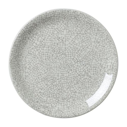 Steelite Ink Crackle Grey Coupe Plate 15.25cm (6") (Box 12) (Direct)