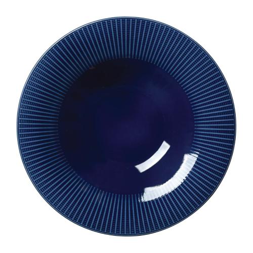 Steelite Willow Azure Gourmet Rimmed Coupe Bowl 28.5cm 11 1/4" (Box 6) (B2B)