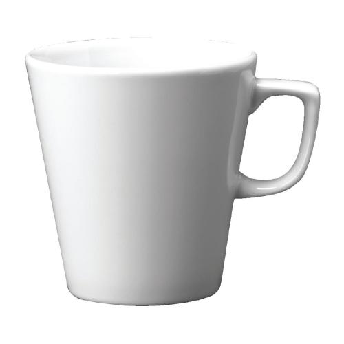 White Cafe Latte Mug - 12oz (Box 12)