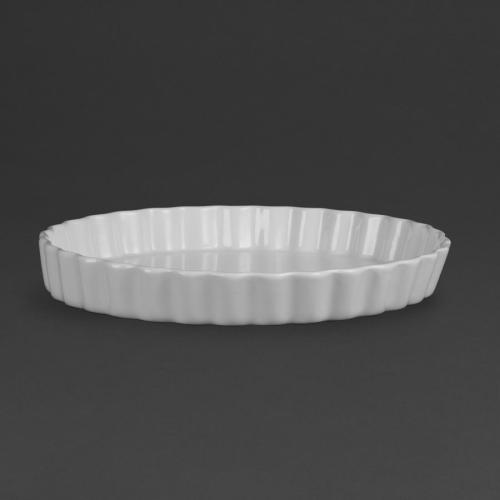 Olympia Whiteware Flan Dish - 38x297x297mm (Box 6)