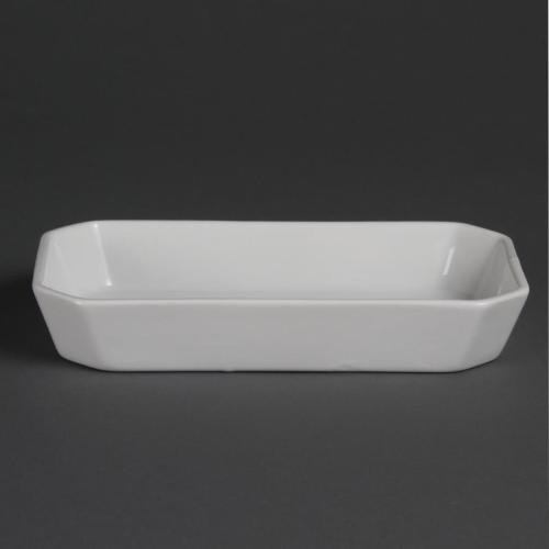 Olympia Whiteware Oblong Hors D'oeuvre Dish - 40x235x122mm (Box 6)
