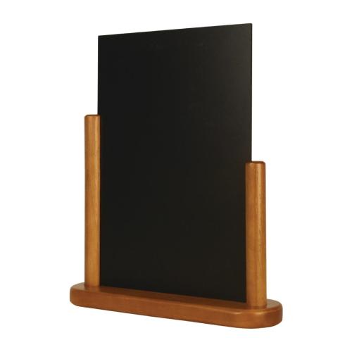 Securit Elegant Table Board Large Teak Coloured - 210x300mm 8.3x11.8"