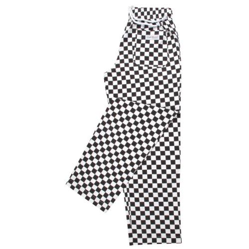 Chef Works Unisex Easyfit Chefs Trousers Big Black Check XL