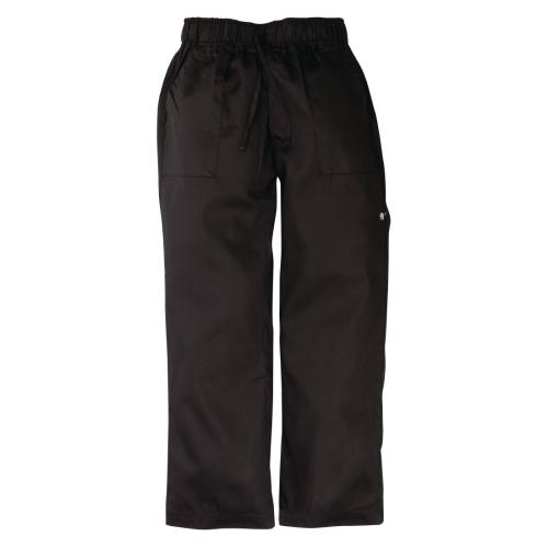 Chef Works Unisex Better Built Baggies Black (BSOLBLK) - Size 3XL (Direct)