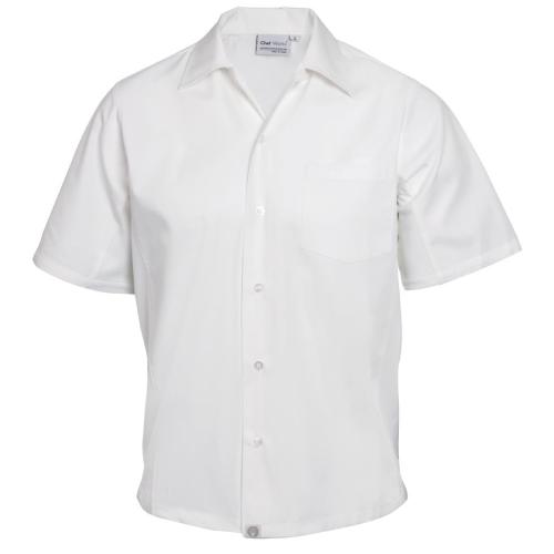 Chef Works White Cool Vent Chef Shirt Polycotton - Size L (Direct)
