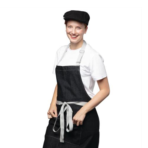 Chef Works Pigment Dye Canvas Drivers Cap Steel Grey - Size L-XL (Direct)