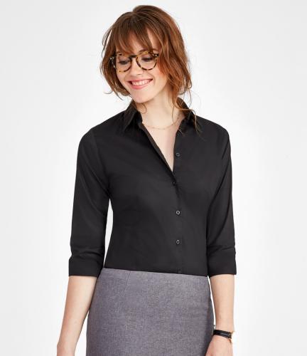 SOL'S Ladies Effect 3/4 Sleeve Fitted Shirt